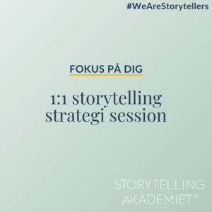 1:1 storytelling strategi session