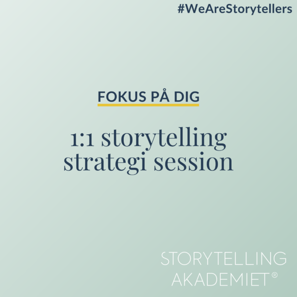 1:1 storytelling strategi session